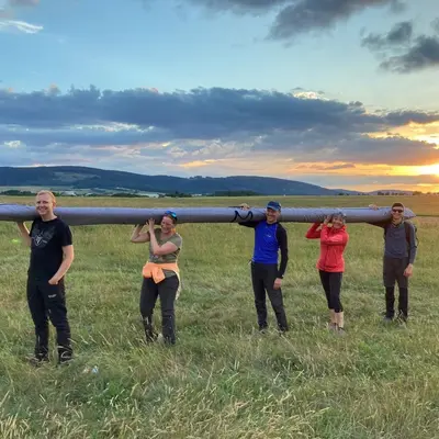 Rogala na startovacím místě