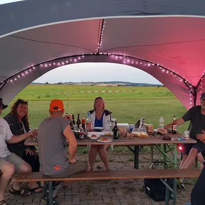 Rogala na startovacím místě