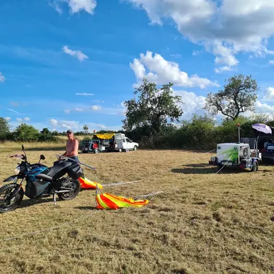 Rogala na startovacím místě