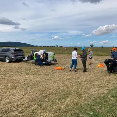 Rogala na startovacím místě
